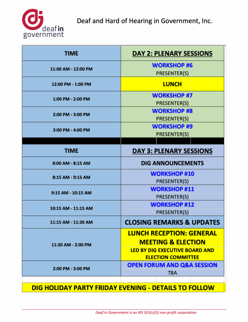 2025 DIG National Training Conference - Page 2